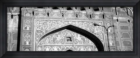 Framed Details of a gate, ChandPole Gate, Jaipur, Rajasthan, India Print
