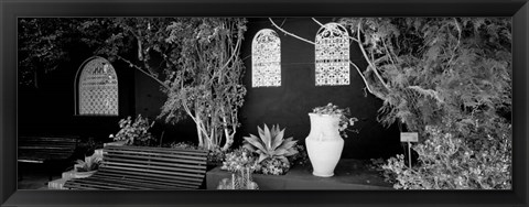 Framed Marrakech, Morocco BW Print