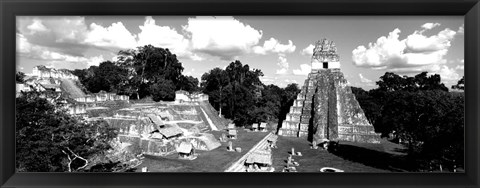Framed Ruins Of An Old Temple, Guatemala Print