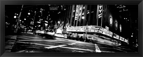 Framed Radio City Music Hall, Rockefeller Center, Manhattan, NY Print