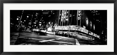 Framed Radio City Music Hall, Rockefeller Center, Manhattan, NY Print