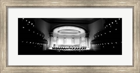 Framed Performers on a stage, Carnegie Hall, NY Print