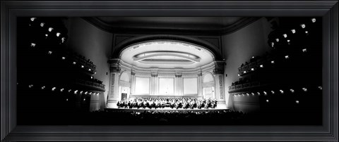 Framed Performers on a stage, Carnegie Hall, NY Print