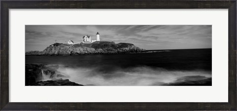 Framed Nubble Lighthouse, York, York County, Maine Print