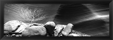 Framed Rock formations, Antelope Canyon, Lake Powell Navajo Tribal Park, Arizona Print