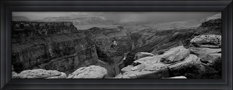 Framed Toroweap Overlook, North Rim, Grand Canyon National Park, Arizona Print
