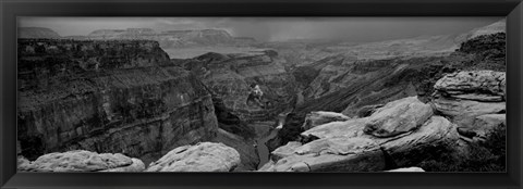 Framed Toroweap Overlook, North Rim, Grand Canyon National Park, Arizona Print