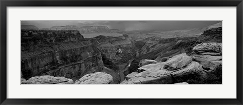 Framed Toroweap Overlook, North Rim, Grand Canyon National Park, Arizona Print