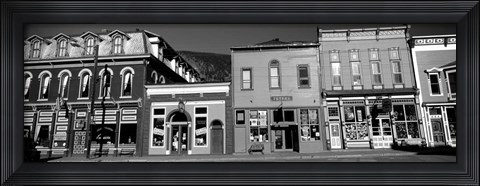 Framed Buildings in a town, Old Mining Town, Silverton, San Juan County, Colorado Print