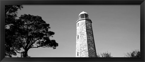 Framed Cape Henry Lighthouse, Cape Henry, Virginia Beach, Virginia Print