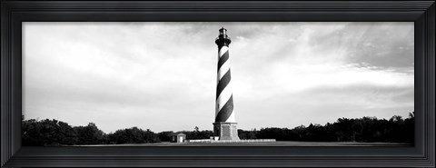 Framed Cape Hatteras Lighthouse, Outer Banks, Buxton, North Carolina Print