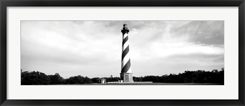 Framed Cape Hatteras Lighthouse, Outer Banks, Buxton, North Carolina Print