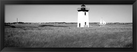 Framed Long Point Light, Long Point, Provincetown, Cape Cod, Massachusetts Print