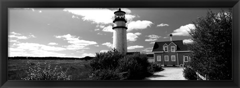 Framed Highland Light, Cape Cod National Seashore, North Truro, Cape Cod, Massachusetts Print