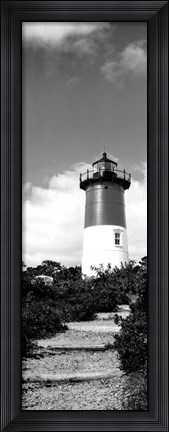 Framed Nauset Lighthouse, Nauset Beach, Eastham, Cape Cod, Massachusetts Print