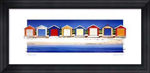 Framed Beach Colour Print