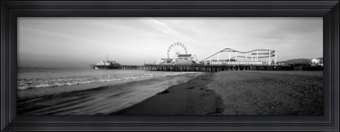 Framed Santa Monica Pier, California Print