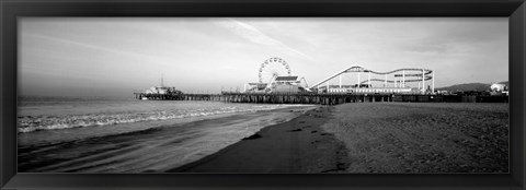 Framed Santa Monica Pier, California Print