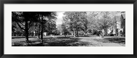 Framed Group of people at University of Notre Dame, South Bend, Indiana Print