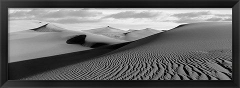 Framed Sand dunes in a desert, Great Sand Dunes National Park, Colorado Print