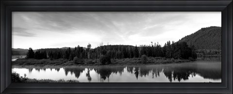 Framed Wyoming, Grand Teton Park, Ox Bow Bend Print
