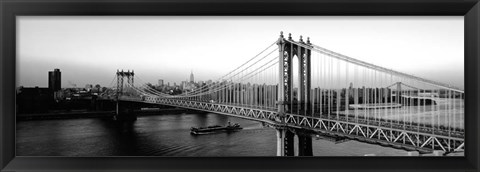 Framed Manhattan Bridge, NYC, NY Print