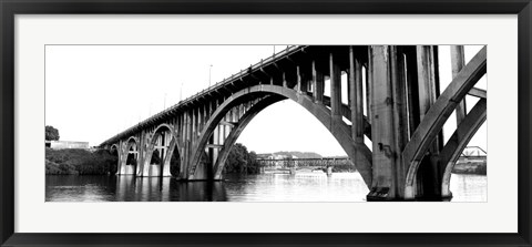 Framed Henley Street Bridge, Tennessee River, Knoxville, Tennessee Print