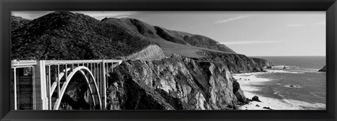 Framed Bixby Creek Bridge, Big Sur, California Print