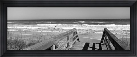 Framed Playlinda Beach, Canaveral National Seashore, Titusville, Florida Print