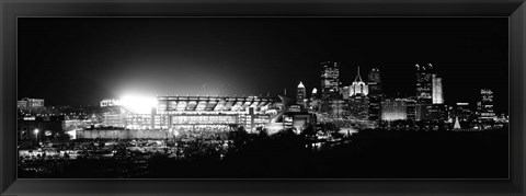 Framed Heinz Field, Three Rivers Stadium, Pittsburgh, Pennsylvania Print