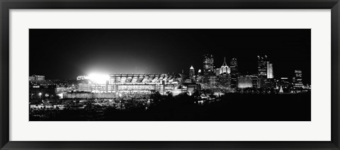 Framed Heinz Field, Three Rivers Stadium, Pittsburgh, Pennsylvania Print