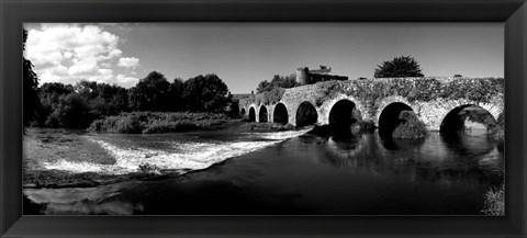 Framed Thirteen Arch Bridge over the River Funshion, Glanworth, Ireland Print