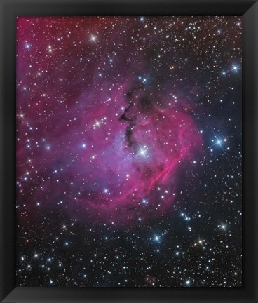 Framed VDB 93 is an emission and reflection Nebula in Canis Major Print