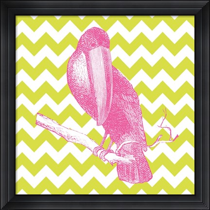 Framed Bright Menagerie Toucan Print