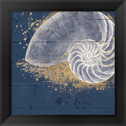 Framed Calm Seas IX Print