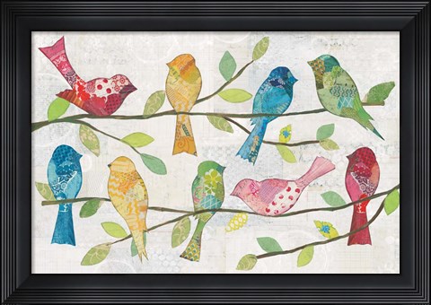 Framed Catching Up VI Print