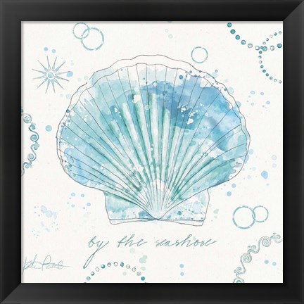 Framed Coastal Splash II Print