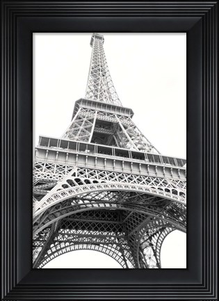 Framed Eiffel up Close Print