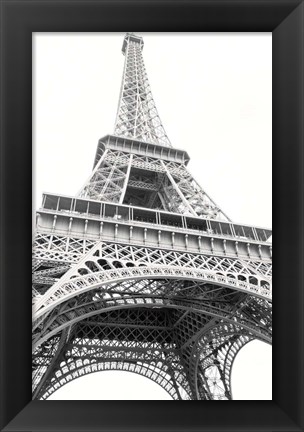 Framed Eiffel up Close Print