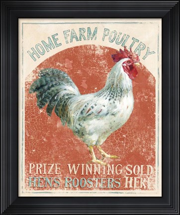 Framed Farm Nostalgia IV Print