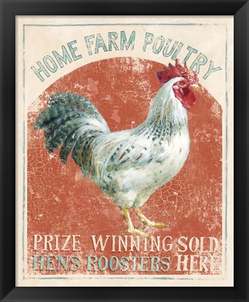 Framed Farm Nostalgia IV Print