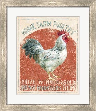 Framed Farm Nostalgia IV Print