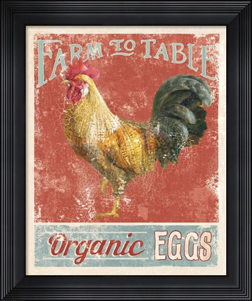 Framed Farm Nostalgia V Print