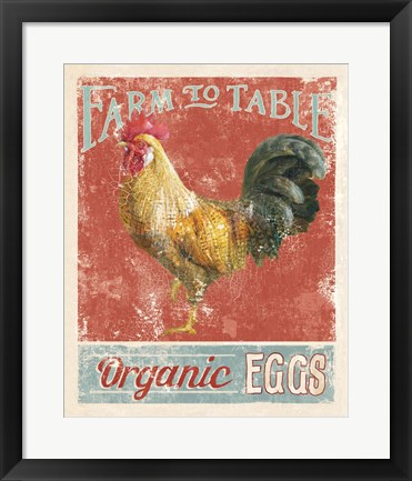 Framed Farm Nostalgia V Print