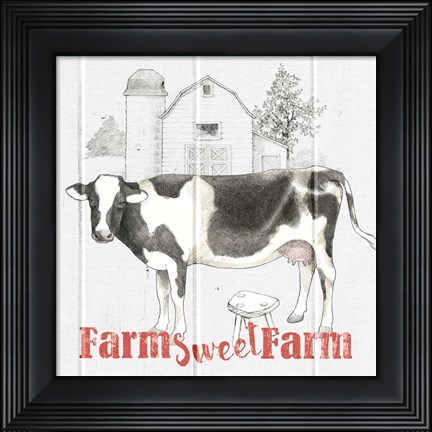 Framed Farm To Table IV Print