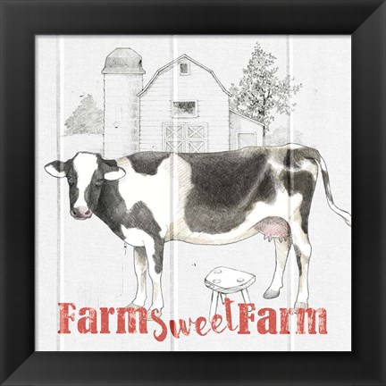 Framed Farm To Table IV Print