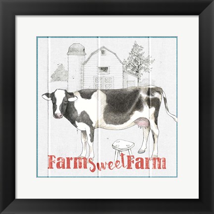 Framed Farm To Table IV Print