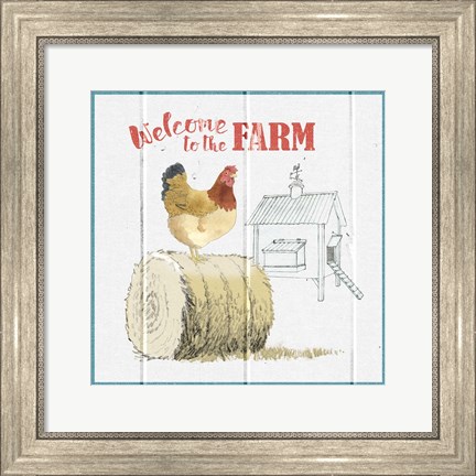 Framed Farm To Table V Print