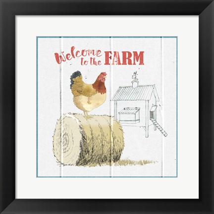 Framed Farm To Table V Print