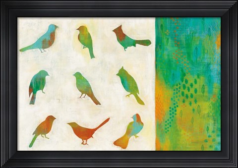 Framed Flight Patterns I Print